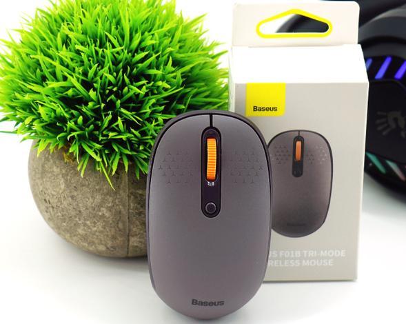Беспроводная эргономичная мышь Baseus F01 Bluetooth: для ноутбука, для смартфона и как запасная